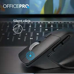 Миша бездротова OfficePro M395B Чорний - мініатюра 7