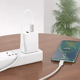 Зарядний кабель Hoco X66 Howdy на 60W з роз'ємом Type-C to Type-C - мініатюра 4