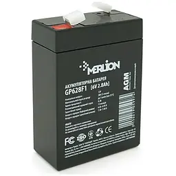Батарея до ДБЖ Merlion MERLION AGM GP628F1 6 V-2,8Ah (GP628F1)