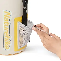 Рюкзак водонепроникний Naturehike CNK2300BS017 25 л темно-зелений - мініатюра 3