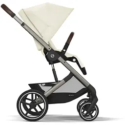 Прогулянкова коляска Cybex Balios S Lux TPE Seashell Beige з бампером (524001203) - мініатюра 7