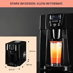 Льодогенератор Klarstein Ice Volcano 2G 12кг/24г Чорний Б/в - мініатюра 2