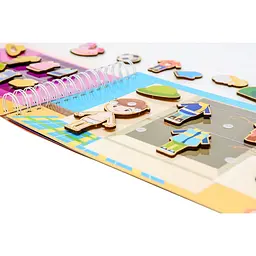 Розвиваюча іграшка "Мока Бока Будиночок" 103 деталей PuzzleOK det0015142 - мініатюра 4
