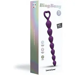 Анальний ланцюжок Love To Love Bing Bang S - Purple Rain - мініатюра 6
