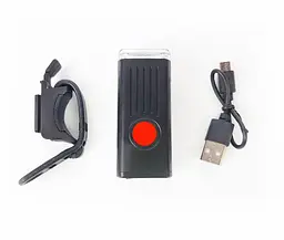 Велосипедна фара передня 100 Lm USB 7х3х6 см (G0000900) - мініатюра 2