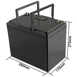 Акумуляторна батарея LiitoKala LiFePO4 12V100Ah, LCD - мініатюра 3