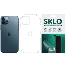 Захисна гідрогелева плівка SKLO (тил+грані без кутів+лого) для Apple iPhone 6/6s plus (5.5) (Матовий)
