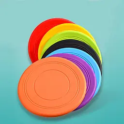 Силіконова літаюча тарілка-фризбі для собак Soft Silicone Dog Flying Disc, 1 шт. - мініатюра 5