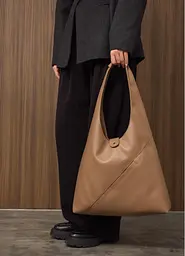 Жіноча сумка Sambag HOBO M кавовий 35 х 40 х 8 см (53200021) - мініатюра 4