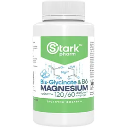 Магній бісгліцинат Stark Pharm 120 таблеток