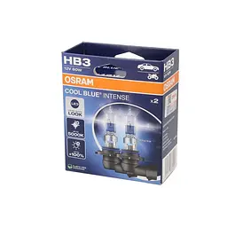 Комплект галогенових ламп OSRAM HB3 9005CBN-2HB Cool Blue Intense NG +100% 5000K 60W 12V P20d (2 шт) - мініатюра 5