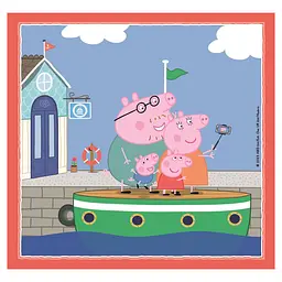  Пазл 3 в 1 Clementoni Peppa Pig: 3 картинки по 48 елементів (25293) - мініатюра 2