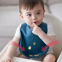 Нагрудниківка для годування Nuby 992 Синій - мініатюра 2