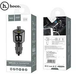 Автомобільний FM трансмітер модулятор Bluetooth MP3 HOCO E19 - мініатюра 4