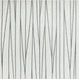 Самоклеюча 3D панель Sticker Wall SW-00001185 Срібні стрічки 700х700х5мм