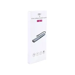 Концентратор Dynamode 7-in-1 USB-C to HDTV 4K/30Hz, 2хUSB3.0, RJ45, USB-C PD 100W, SD/MicroSD (BYL-2303) - мініатюра 11