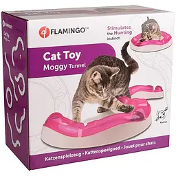 Flamingo Moggy Tunnel фламінго моггі інтерактивна іграшка для котів