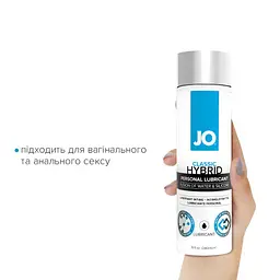 Густа змазка водно-силіконова System JO Classic Hybrid, 240 мл - мініатюра 4