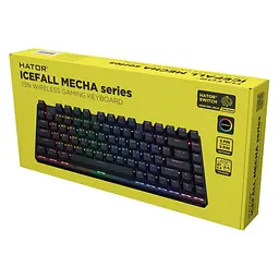 Клавіатура HATOR Icefall Mecha 75 Wireless Rainbow Black (HTK275UA) - мініатюра 6