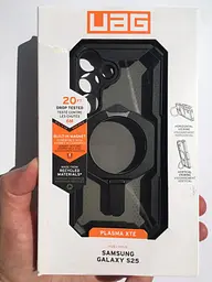 Оригінальний протиударний чохол для Samsung Galaxy S25 UAG Plasma XTE MagSafe Black 214469114097 (S931) з підставкою - мініатюра 2