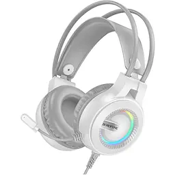 Дротові ігрові навушники Borofone BO111 Eminen, USB, 3.5mm, 2m, Білий