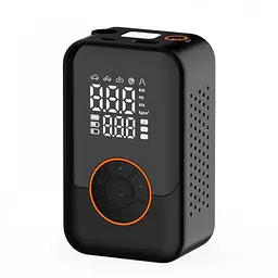 Портативний компресор Yaoen 221 USB+DC 150PSI 3000mAh (YPSBU3015B 5361) Чорний - мініатюра 8