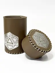 Настільна гра Планета Ігор Чаша для кубиків D20 (коричнева) (Dice cup D20 brown) (pi-dc005) - мініатюра 2
