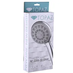Ручний душ Topaz NF-2208-00-gray 000025162, Хром - мініатюра 3