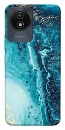 Чохол Demsky Блакитна фарба для Vivo Y02