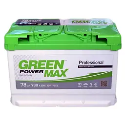 Автомобільний акумулятор GREEN POWER MAX 6СТ-78Ah Аз 780A (EN)