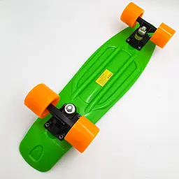 Пенні борд скейт 55х15см до 80кг ABEC 7 матові колеса скейтборд Penny Board Pastel Series салатовий - мініатюра 6