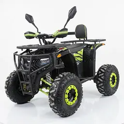 Квадроцикл ATV007-2-5 мотор 1500W акумулятор 60V20Ah Bluetooth 3 швидкості LED до 82 кг чорно-зелений (ATV007-2-5)