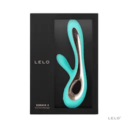 Вібратор-кролик LELO Soraya 2 Aqua, 12 режимів вібрації, до 4 годин роботи - мініатюра 3