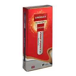 Ручка кулькова Unimax Fine Point Dlx., синя (UX-111-02) - мініатюра 3