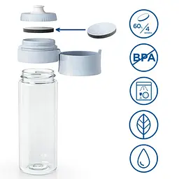 Фільтр-пляшка Brita Vital 600 мл блакитна (1052262) - мініатюра 4