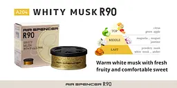 Ароматизатор Eikosha R90 A204 Whity Musk SPIRIT REFILL крейдяний для автомобіля оригінал Японія - мініатюра 3