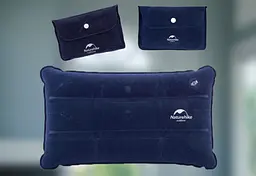 Подушка надувна Naturehike Square Inflatable (NH18F018-Z) темно-блакитний - мініатюра 7