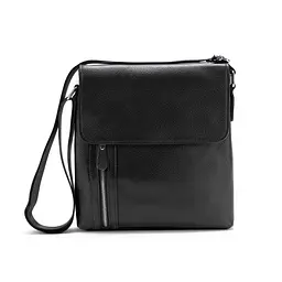 Месенджер чорний з клапаном Tiding Bag M56-17195A - мініатюра 2