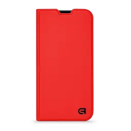 Чехол-книжка для Realme C63 4G/C61 4G, OneFold Case, красный, из экокожи (PU) и TPU, с магнитом, с подставкой и отделением для карт, трансформируется в подставку, противоударный, защита всего корпуса, ArmorStandart (ARM80939)