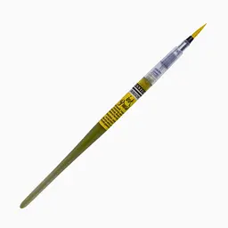Ручка-пензель з чорнилом Sennelier Ink Brush, Переливчастий золотий (Iridescent Gold)