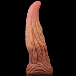 Фалоімітатор Dual-Layered Silicone 10'' Nature Cock 25 см коричневий - мініатюра 6