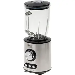 Блендер Adler AD 4078 стаціонарний 1700Вт/ 2 швидк./ Ice Crush/ чаша для змішування 1500мл/ срібляст - мініатюра 2