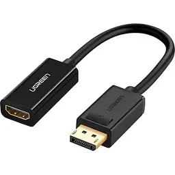 Перехідник Display Port M to HDMI F 4K30Hz black Ugreen (40363)