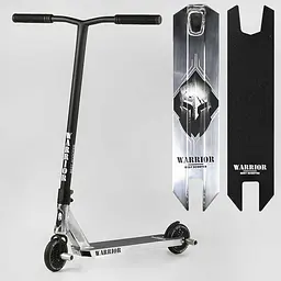 Самокат трюковий Т-30401 Best Scooter "Warrior", HIC-система, ПЕГИ, алюмінієвий диск та дека, колеса PU, d=120 мм, ширина керма 58см