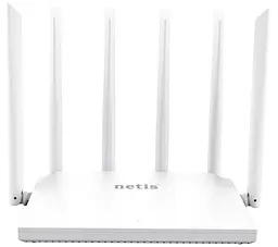 Роутер Netis NC63, AC1200, Wi-Fi 5 (802.11ac), 2.4GHz/5GHz, до 1300 Mb/s, LAN 4x1000 Mb/s, 6 зовнішні антени (NC63)