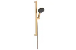 Душовий гарнітур Hansgrohe Raindance Alive Select S EcoSmart зі стійкою Unica E Puro 65 brushed bronze 24600140
