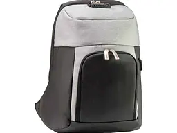 Рюкзак Optima поліестр сірий 17" арт.O96914-03