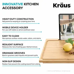 Дошка для нарізання Kraus KCBT-103BB - мініатюра 8