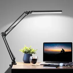 Настільна лампа Eurolamp LED 10W 400Lm 2800-6500K (black) на струбцине (LED-TLS-10W(black)) - мініатюра 4