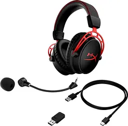 Гарнітура HyperX Cloud Alpha WL Black/Red (4P5D4AA) - мініатюра 9